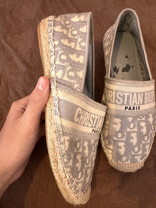 Espadrile christian dior