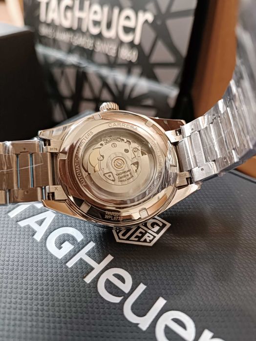 TAG HEUER CARRERA Calibre 5 DAY-DATE WAR201E Мъжки Часовник Нов