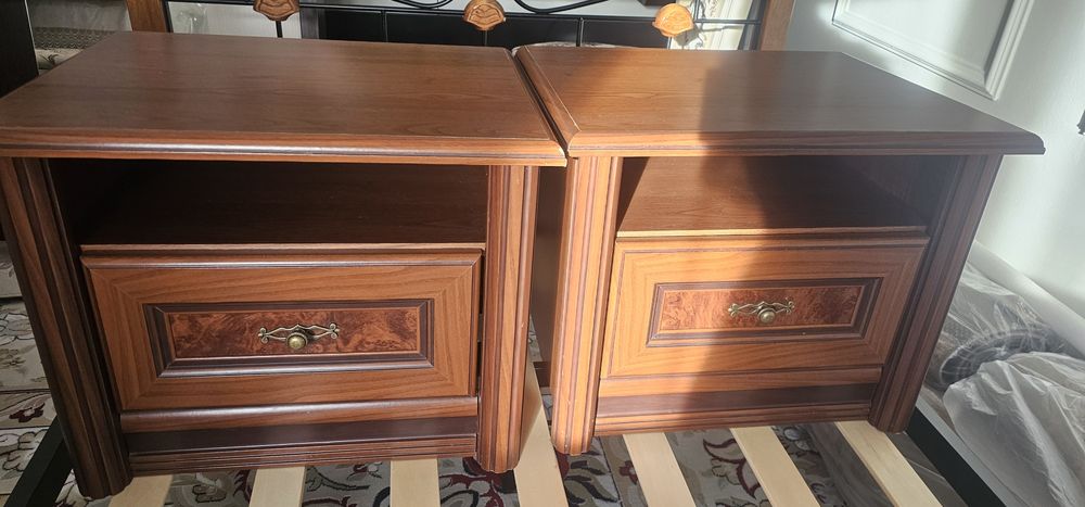 Кровать полуторка с тумбами