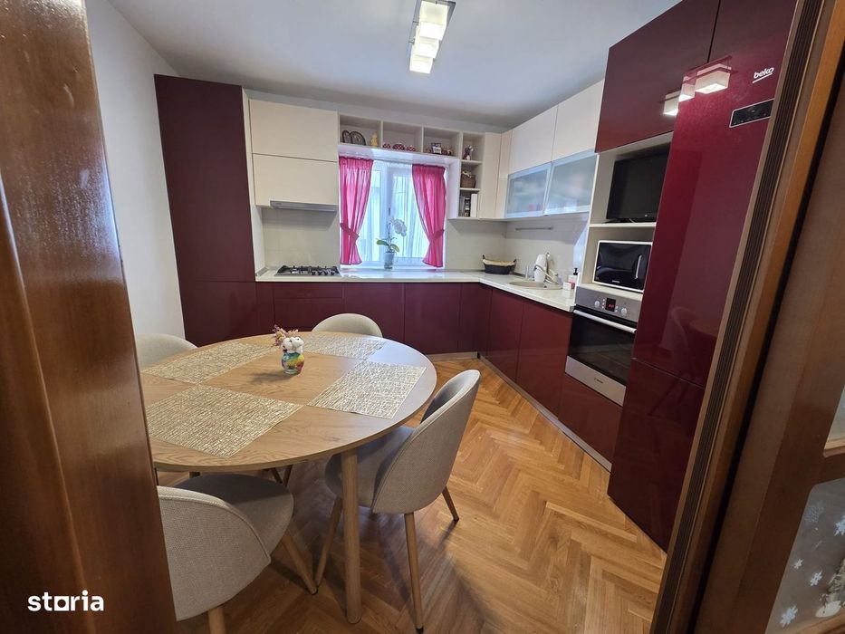 Apartament 3 camere dec., renovat, bloc tip vila, str Ștefan Luchian