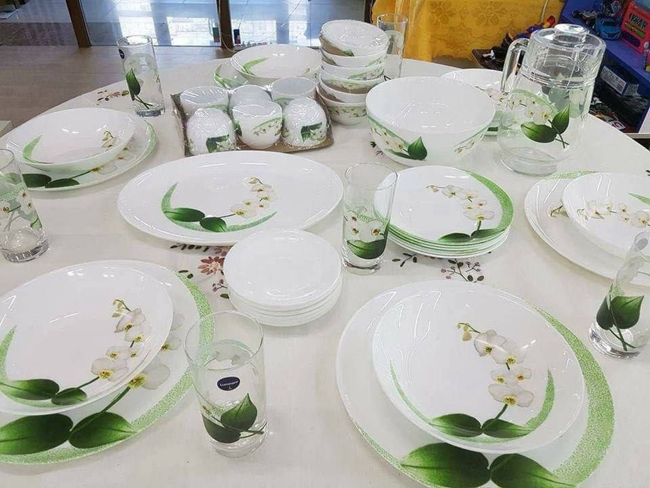 Luminarc naborlar Osartiment mavjud zavod ishlab chiqarish. 6kishi 46t