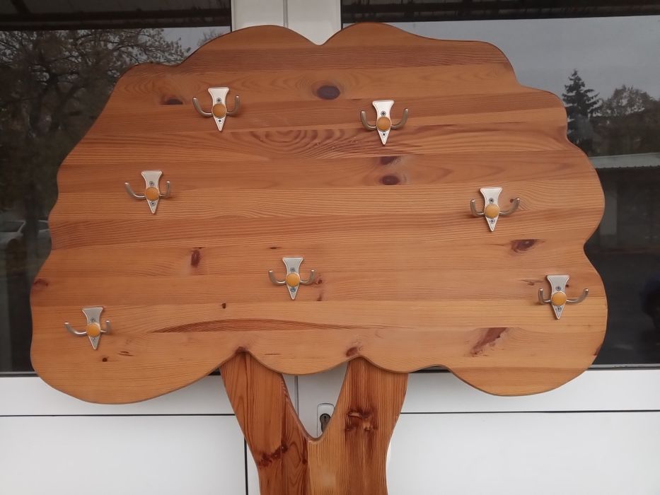 ПРОМО ЦЕНА Дървена Закачалка (Ябълково Дърво) Ръчна Изработка