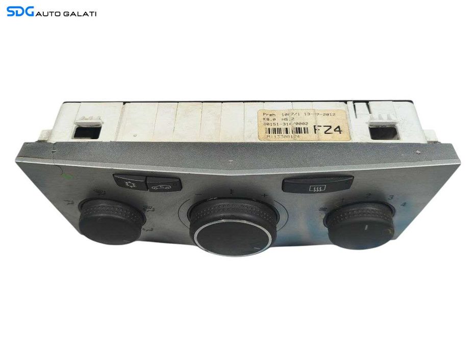 Panou Modul Unitate Comanda AC Aer Conditionat Clima Climatronic Opel Astra H 2004 - 2010 Cod 13308174 [LR1296]