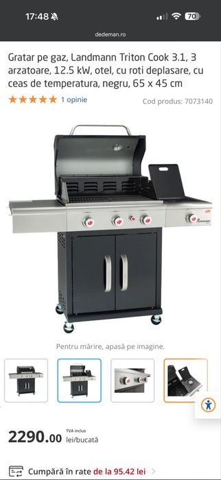 Gratar landmann - folosit putin