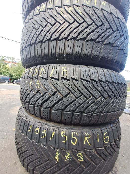 4 anvelope iarna 205/55r16 Michelin 2022/2023/2021  Montaj Gratuit