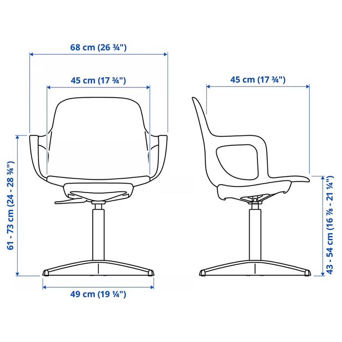 Продам фирменный стул IKEA ODGER Italy Style