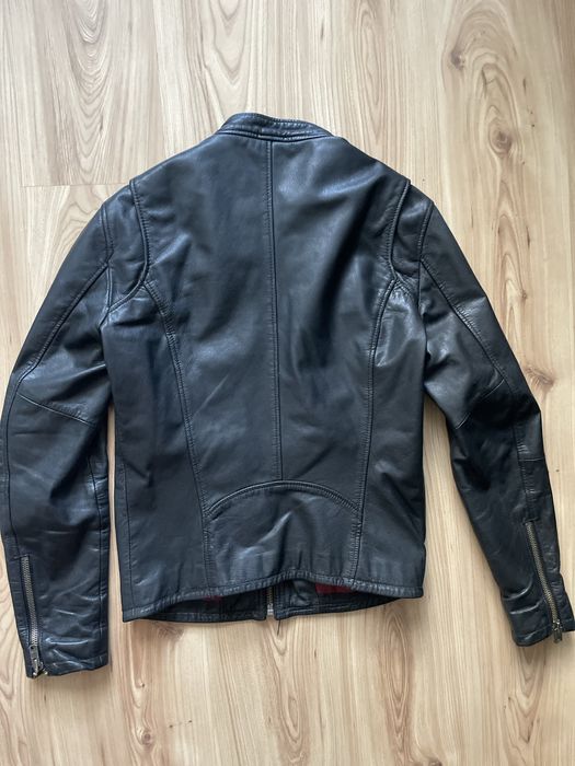 SUPERDRY Leather Jacket / мъжко кожено(естествена) яке S