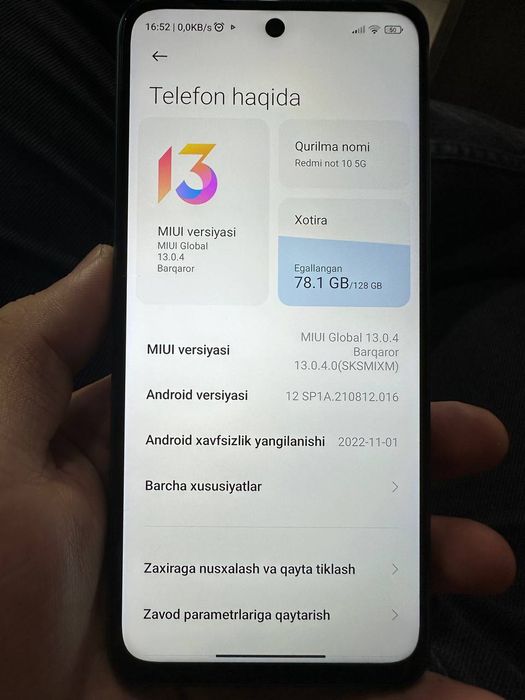 Redmi Not 10 5G garantiya