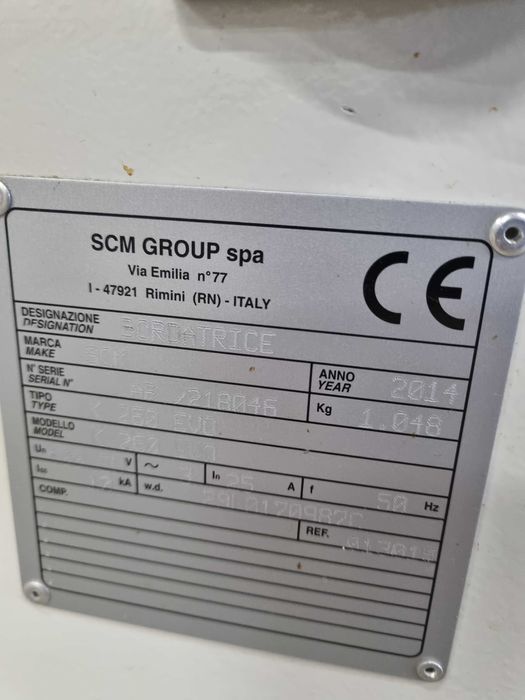 Кантираща машина SCM с предфрезоване