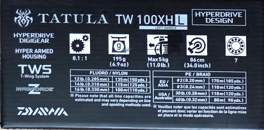 Vand combo de cast ABU GARCIA/DAIWA TATULA