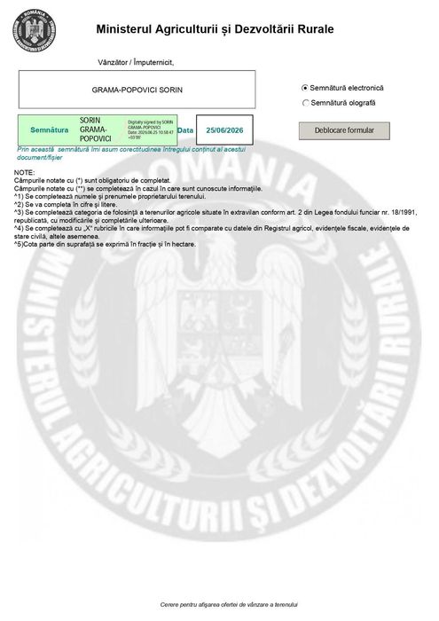 9 ha, agricol, extravilan, Targusor, Constanta, Contractul de arenda expira 31.12.2027