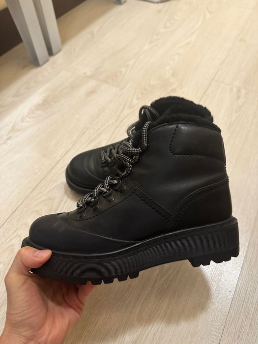 Зимние ботинки с мехом prada оригинал