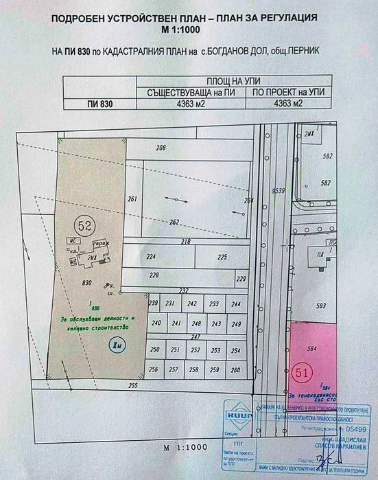 Продава се Парцел в с. Богданов дол, Област Перник - 4363 кв.м за 25 €/кв.м - Снимка #9
