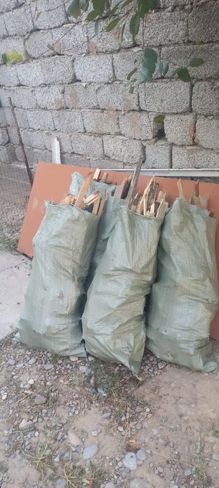 Отын сатылады - Қаппен. Дрова в мешках