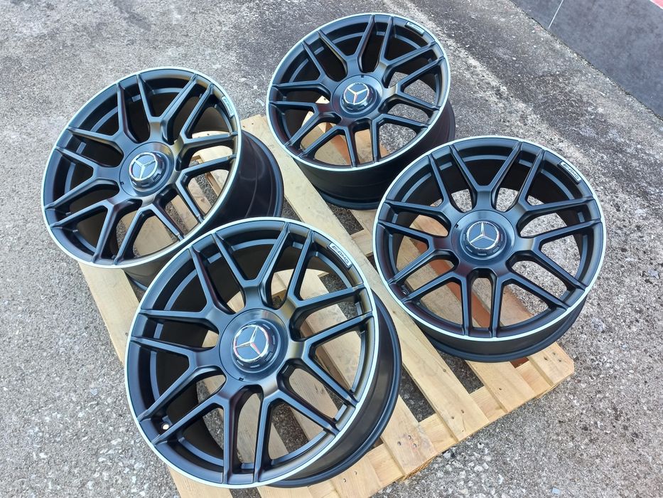 19"Mercedes Black Matt Lip 8.5j et35 9.5j et48 C E S Cls Class Спорт Пакет