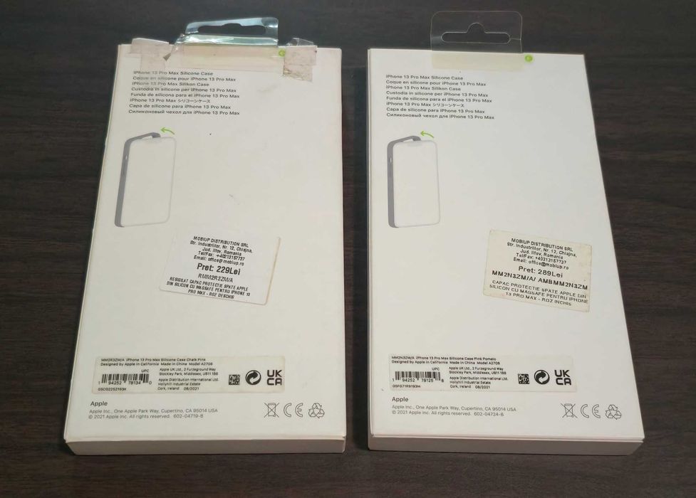 Husa silicon originala Apple Silicone Case Magsafe iPhone 13 Pro Max
