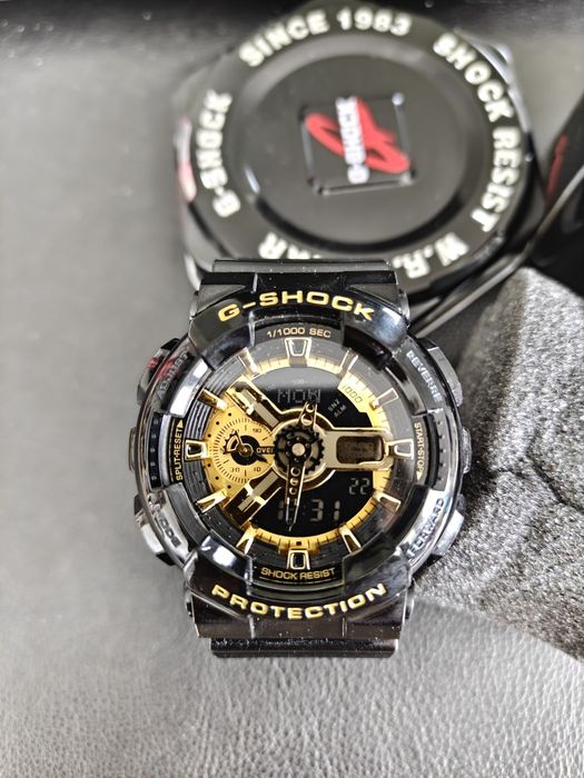 Casio G-Shock GA-110GB Black Gold, stare excelentă, ca nou