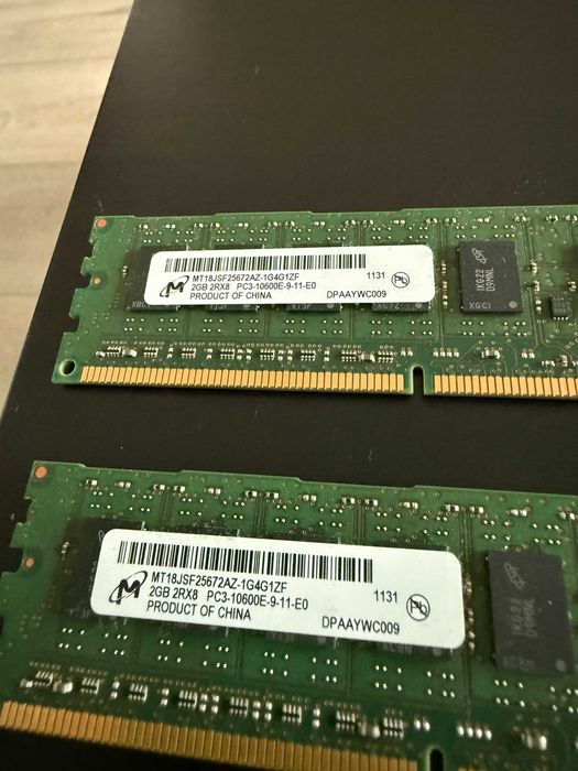 RAM памет Samsung, Micron 2GB DDR3, 1GB DDR3