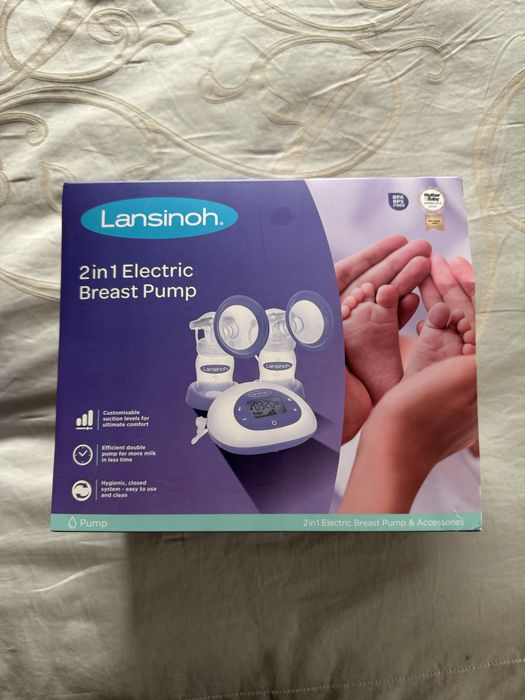 Новый электрический молокотсос Lansinoh (не открытый)