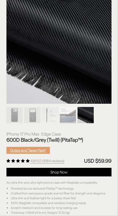 Husa Iphone 17 Pro Max Fibra de Carbon