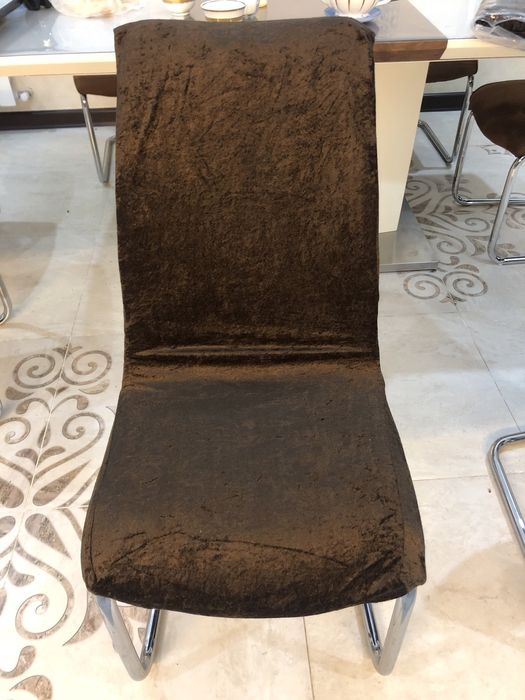 Чехлы на стулья из велюра Турция.Доставка.