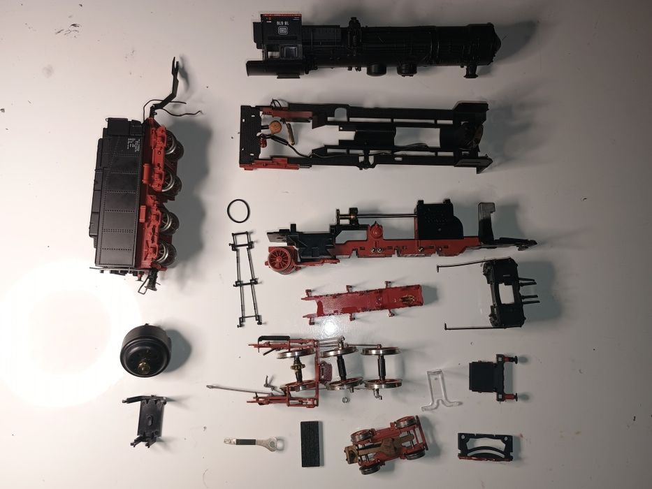 Piese locomotiva BR01 BR17 BR18 BR36 Fleischmann trenuleț electric HO