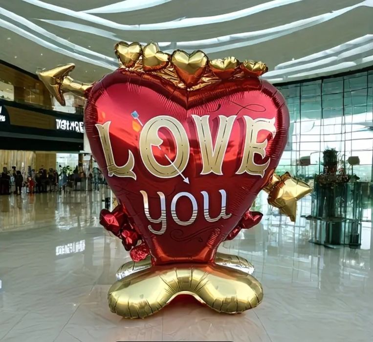 Воздушный шар в форме сердца