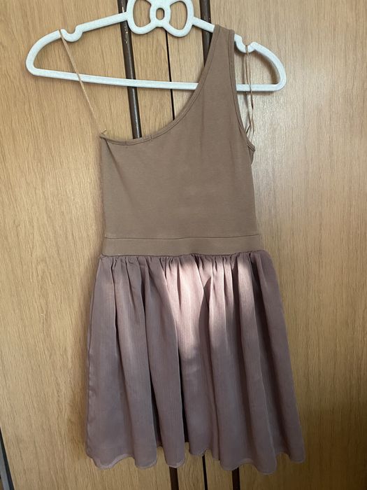 Кафява къса рокличка, ХС/С размер