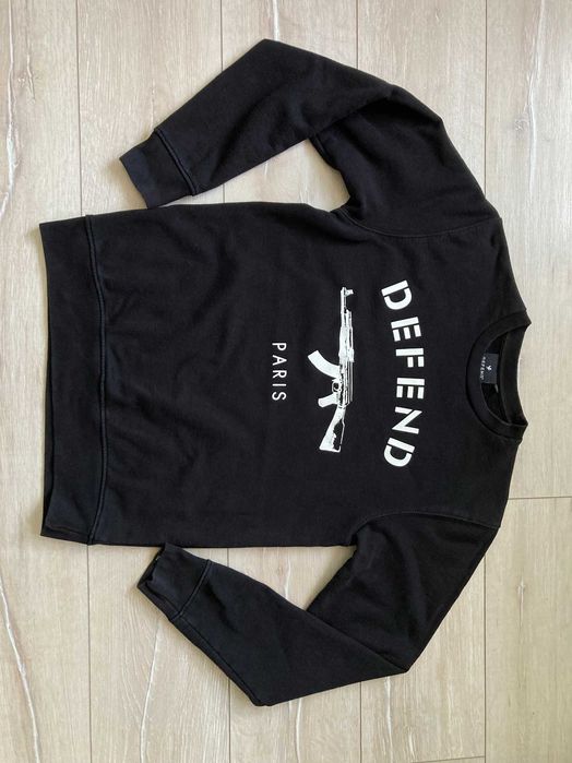 Defend Paris мъжка черна блуза фланела размер М