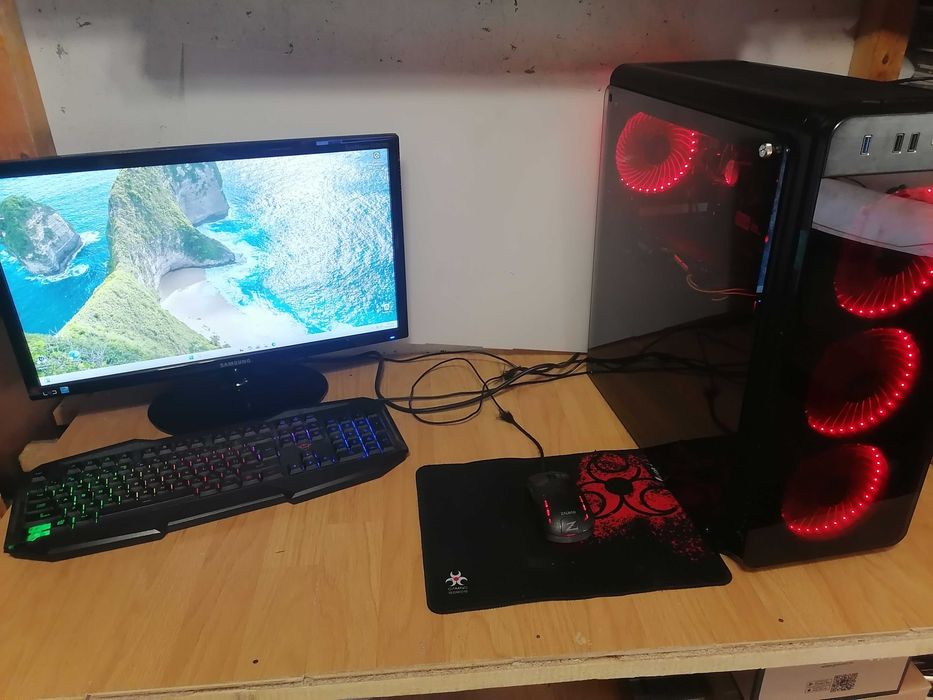 unitate gaming i5 a6a gen , 16 gb DDR4 ,placa video rx 470 8 gb dedicat , ssd 256 gb / hdd 1 tb