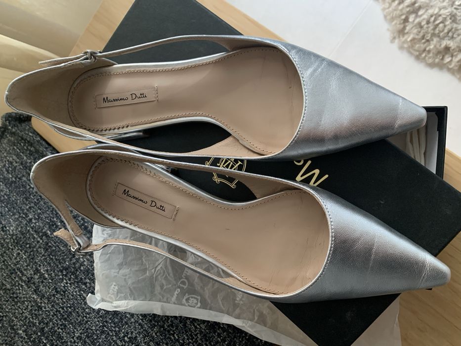 Massimo Dutti сив металик размер 36
