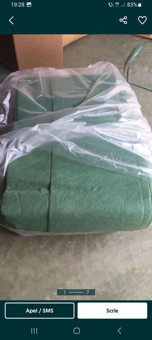 PRELATA Baloti Verde 140 gr/m Tip Pasla Antimucegai/Tratata UV!