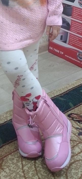 Утеплённые сапожки