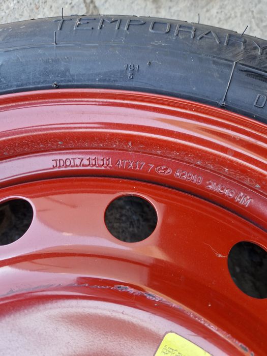 Roata de rezerva Hyundai I40 2012 T135/80D17