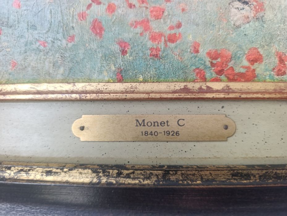 Tablou ulei pe panza ,Monet C .copie fidela