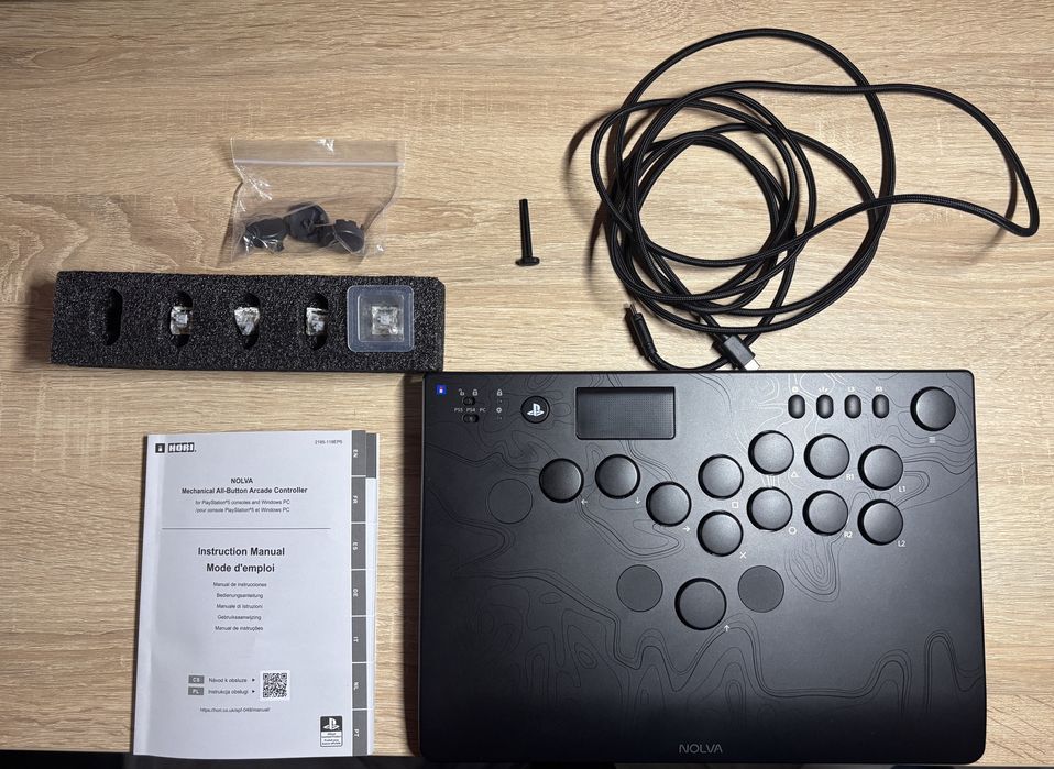 Controller PS5 / PC Hori Nolva Leverless - Tekken 8 / Street Fighter 6 / Mortal Kombat