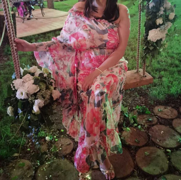 Rochie inflorata de vara Anasofia