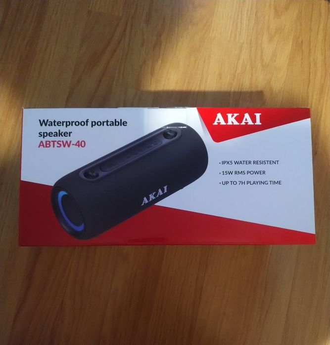 Boxa portabila Akai ABTSW-40, 15W,  Nouă