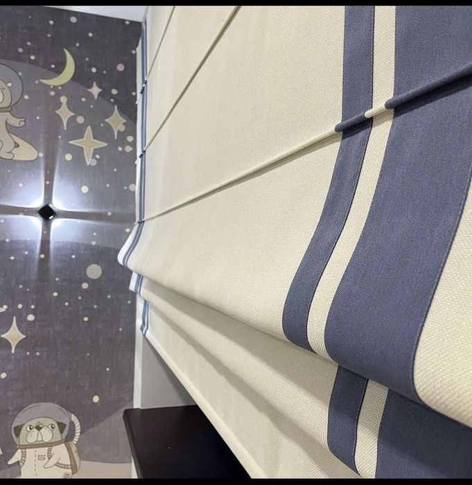 Римские шторы готовы к изготовлению.