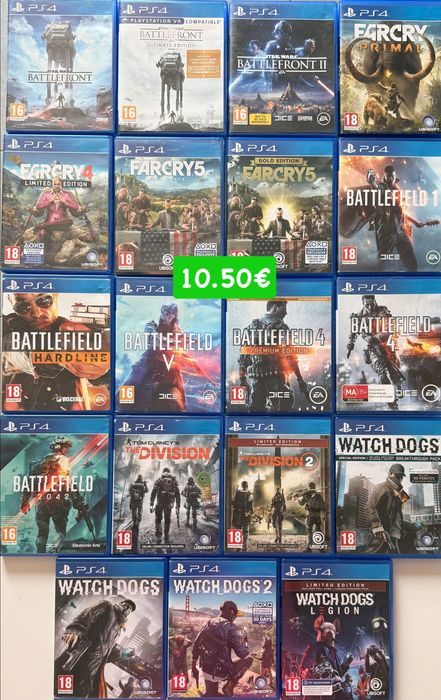 Playstation 4 игри Call of Duty/ Assasin's Creed/ Horizon/ Ark