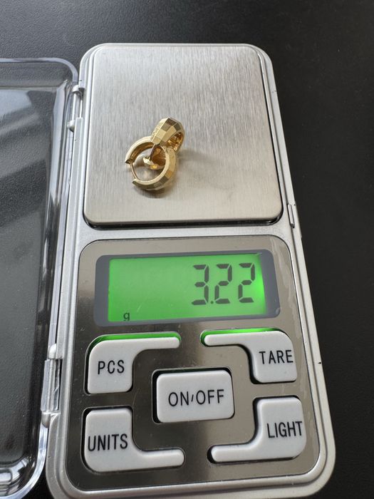 Серьги конго 585 золото