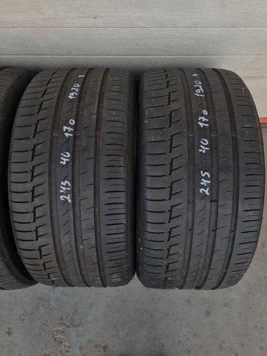 Летни гуми 4 броя Спорт П.  CONTINENTAL  PremiumContact6 245 40 R17 225 45 R17 дот 2220