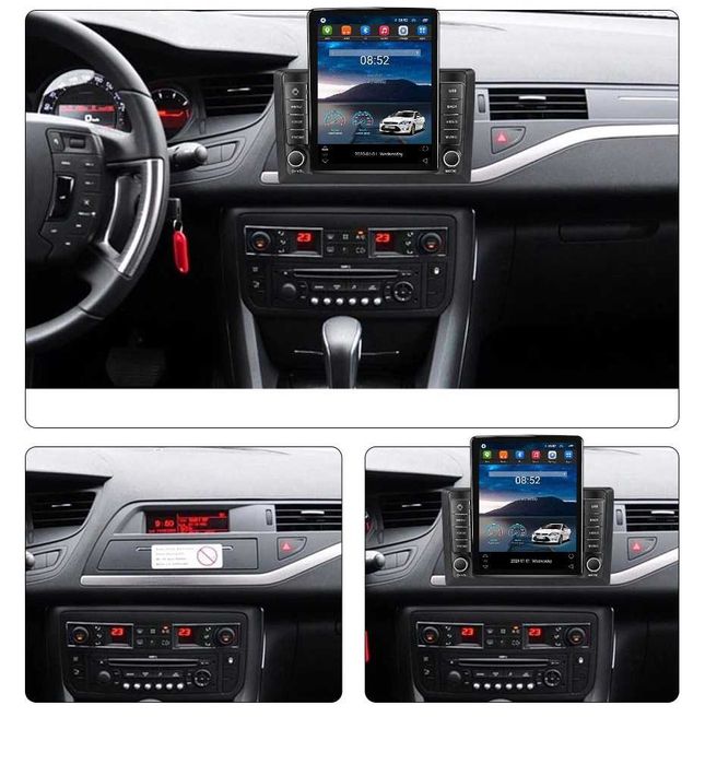 Navigatie Citroen C5 din 2008 - 2017 Ecran TESLA 9.7 inch 4GB RAM NOUA