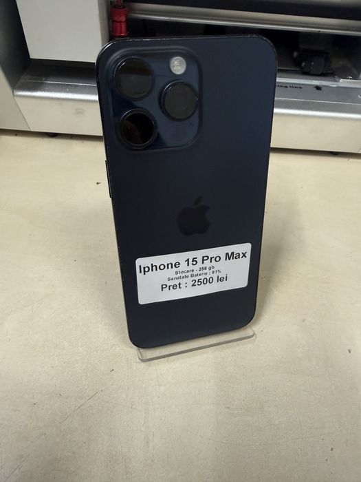 Iphone 15 pro max / 256 gb / 91% baterie / garantie
