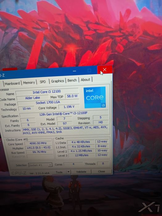 Продам процессор i3 12100f