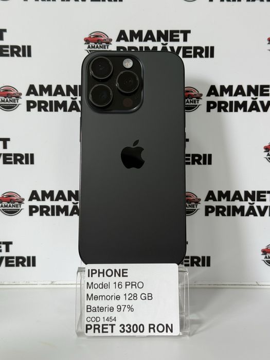 Iphone 16 Pro 128 GB 97% Baterie Black