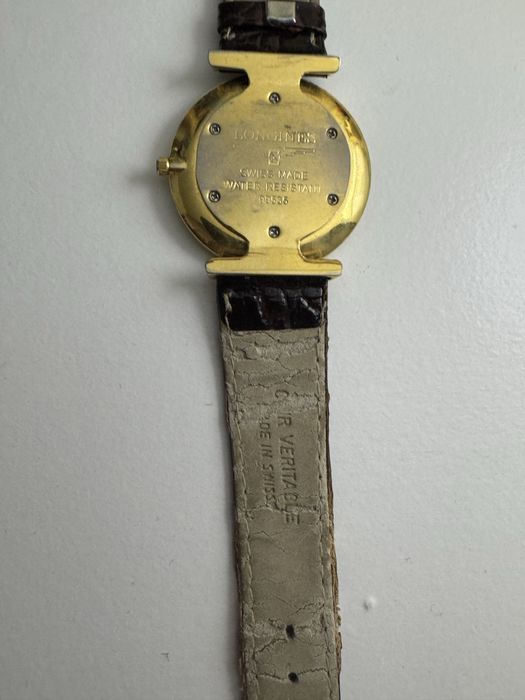 Ceas Longines Vintage De Aur 99535, Cuir Veritable