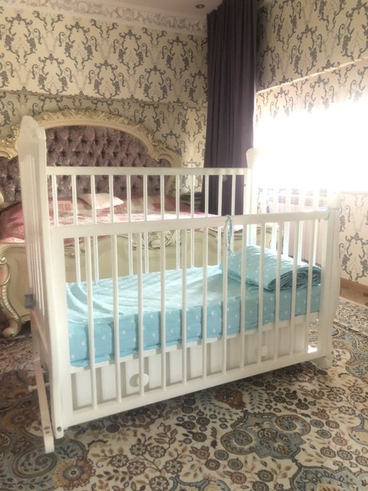 Детская кроватка+матрац