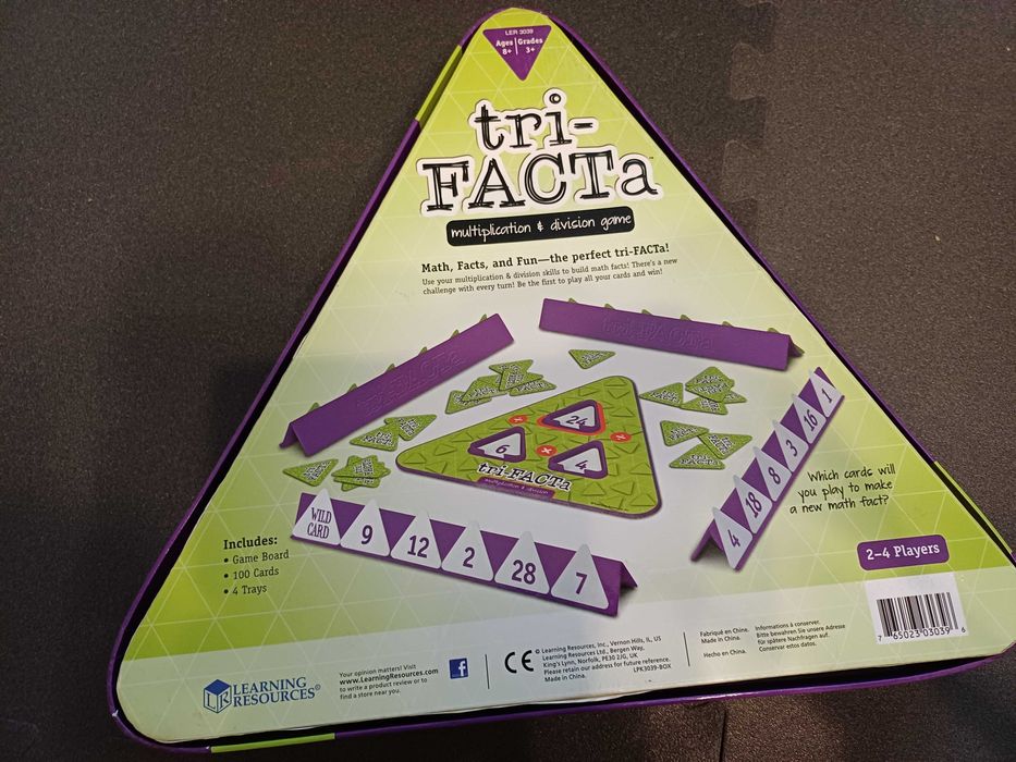 Joc de matematica tri-FACTa - Inmultiri si impartiri