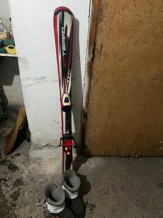 Ски с щеки и ски обувки